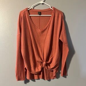 Wild Fable Coral Textured Sweater Size Med